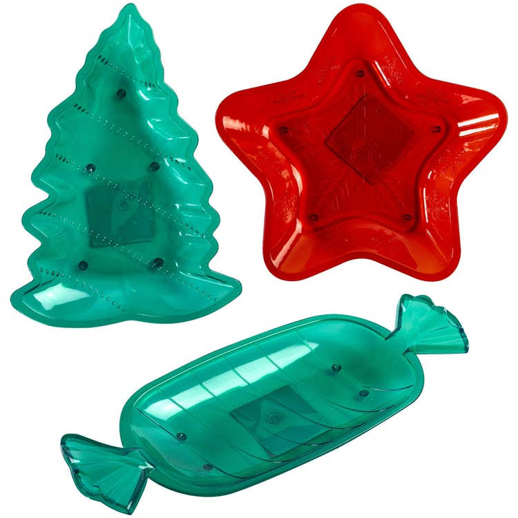 Ddi 2357725 Christmas Candy Dish Assorted Color - Case of 48