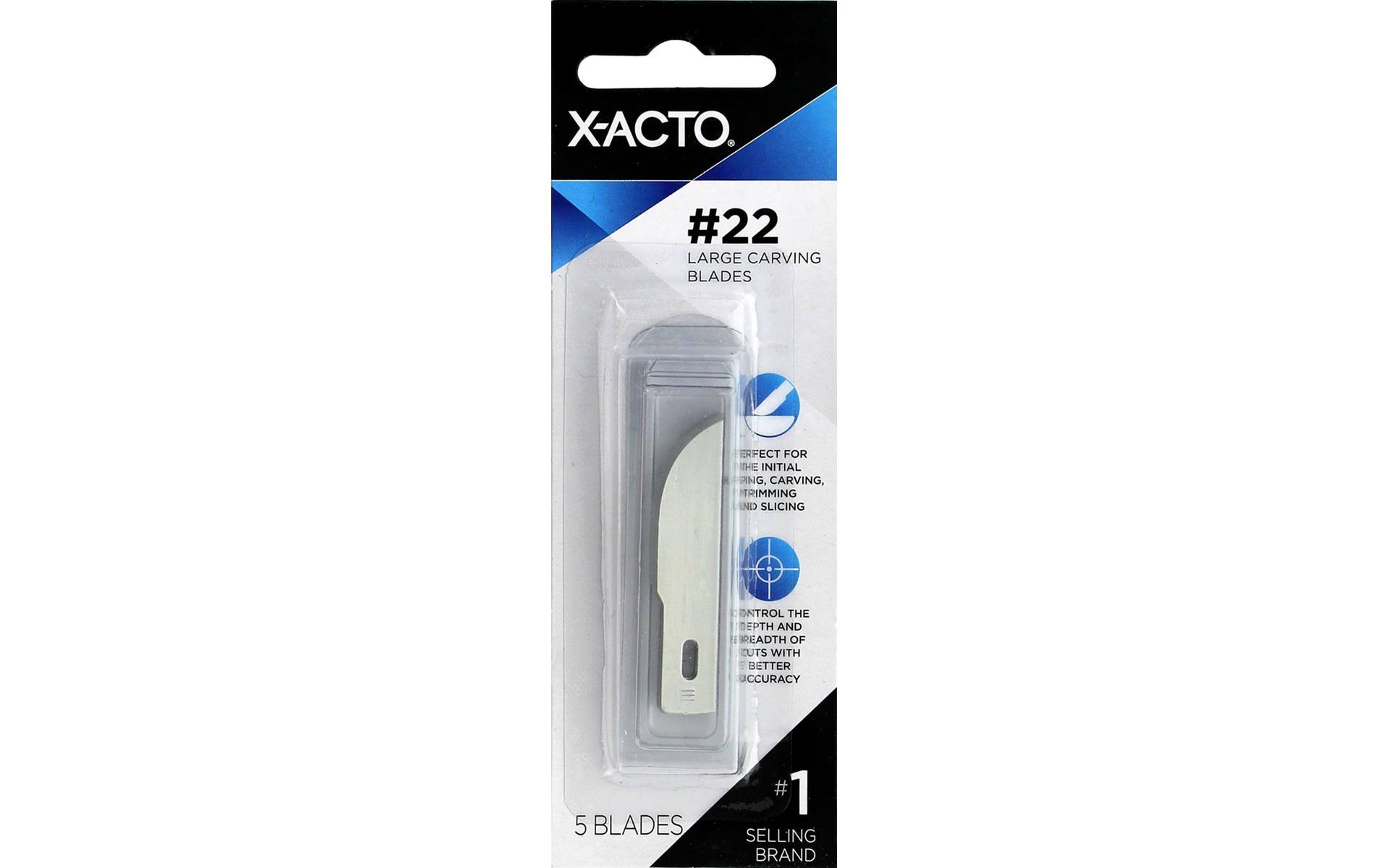 X-Acto Replacement Blade - 22 Large Curved Carving Blade