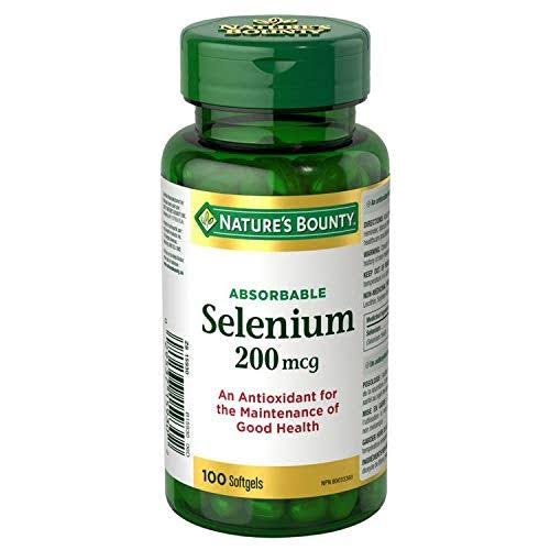 Nature's Bounty Selenium 200mcg, 100 Capsules