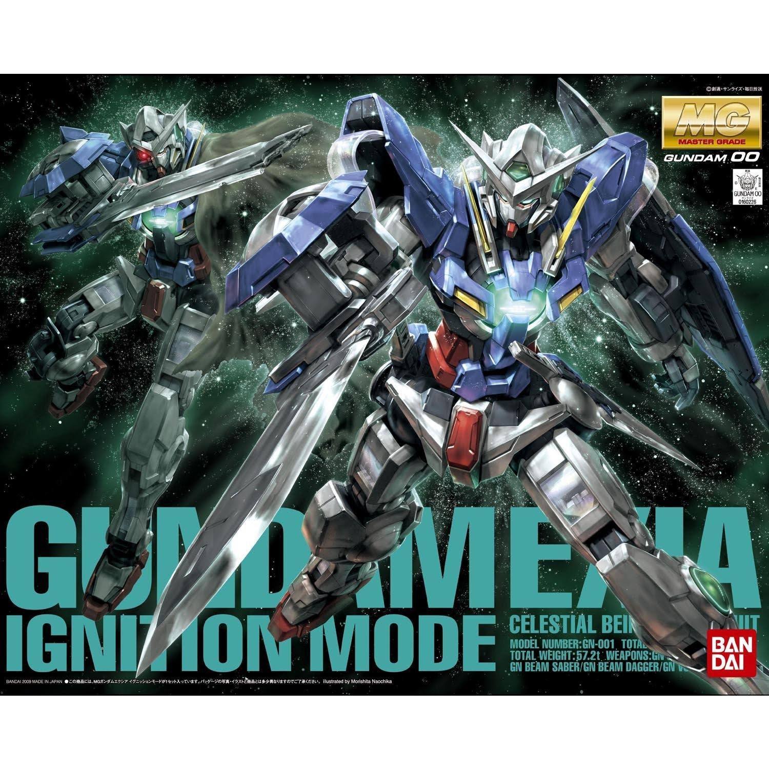 Bandai Master Grade Gundam Exia Ignition Mode 1/100 Scale Model Kit