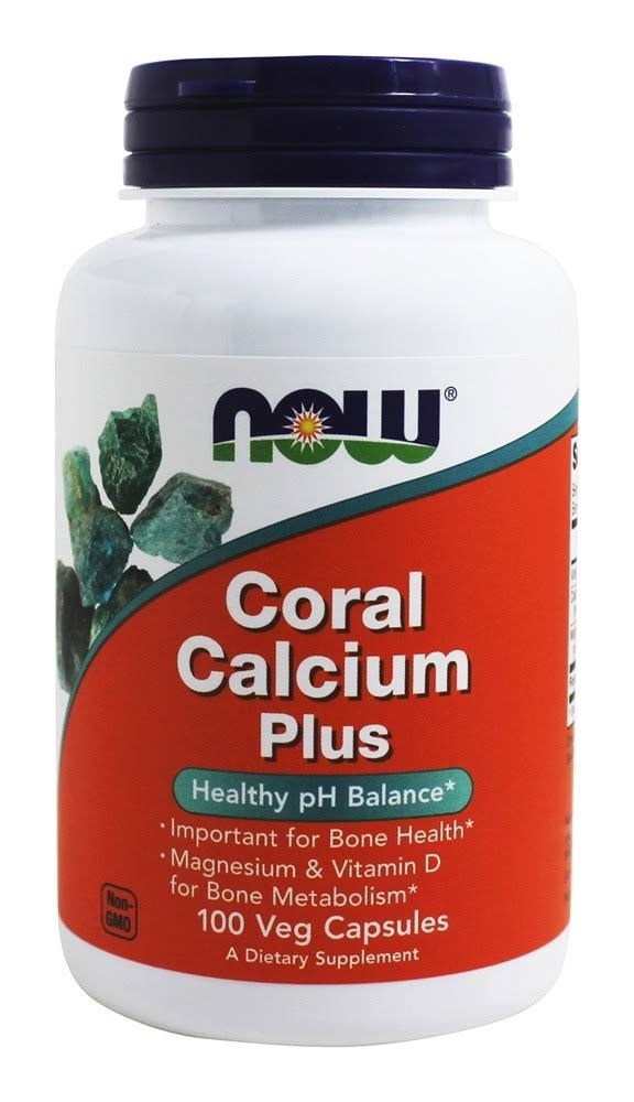 Now Foods Coral Calcium Plus - 100 Capsules