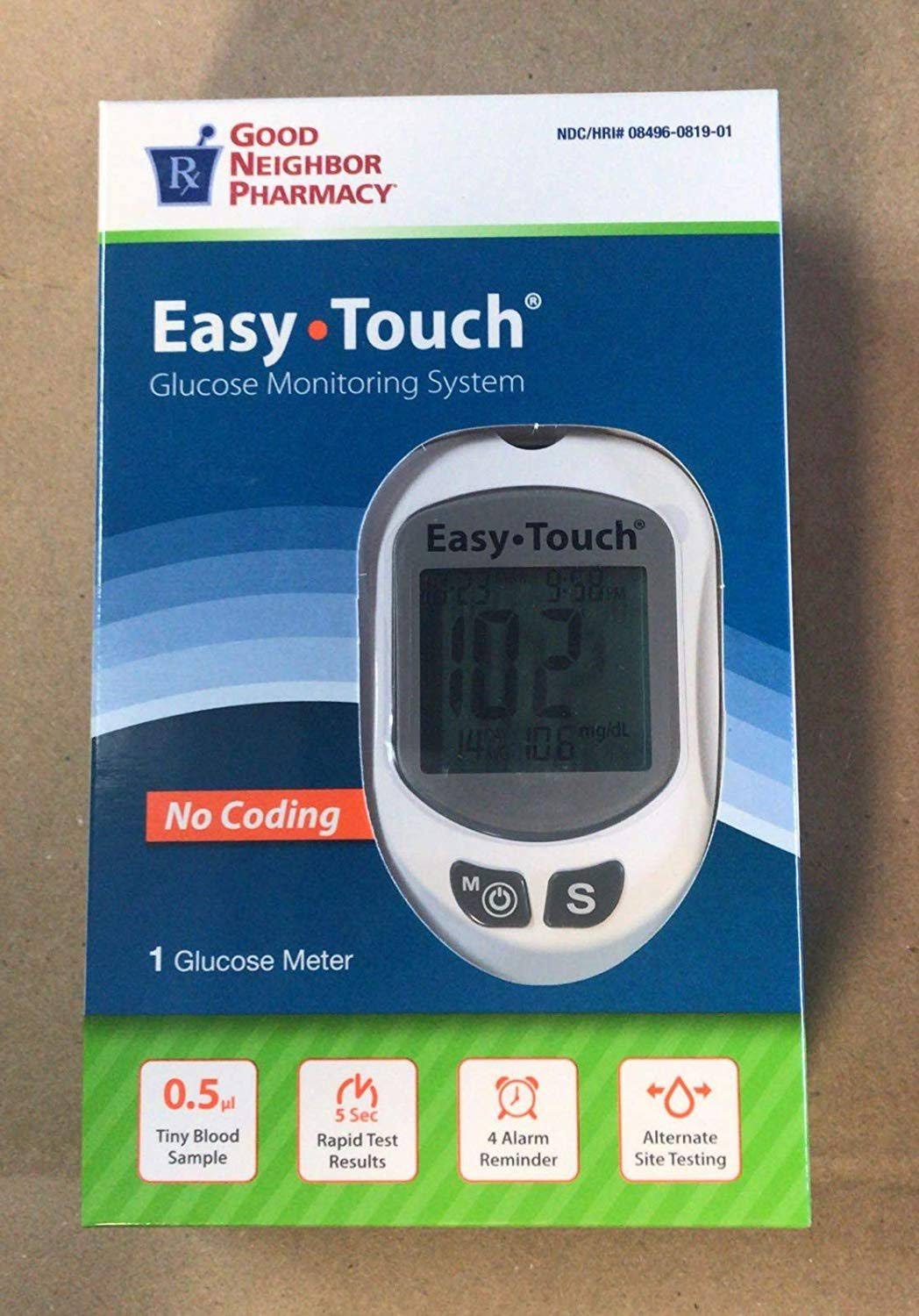 Good Neighbor Pharmacy Easy Touch Glucose Monitoring System