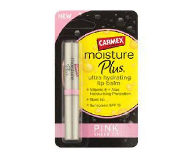 Carmex Moisture Plus Ultra Hydrating Lip Balm - Pink Sheer Tint, 2g