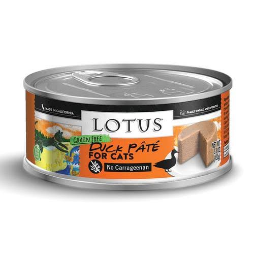 Lotus Grain-Free Cat Pate - Duck, 5.5oz