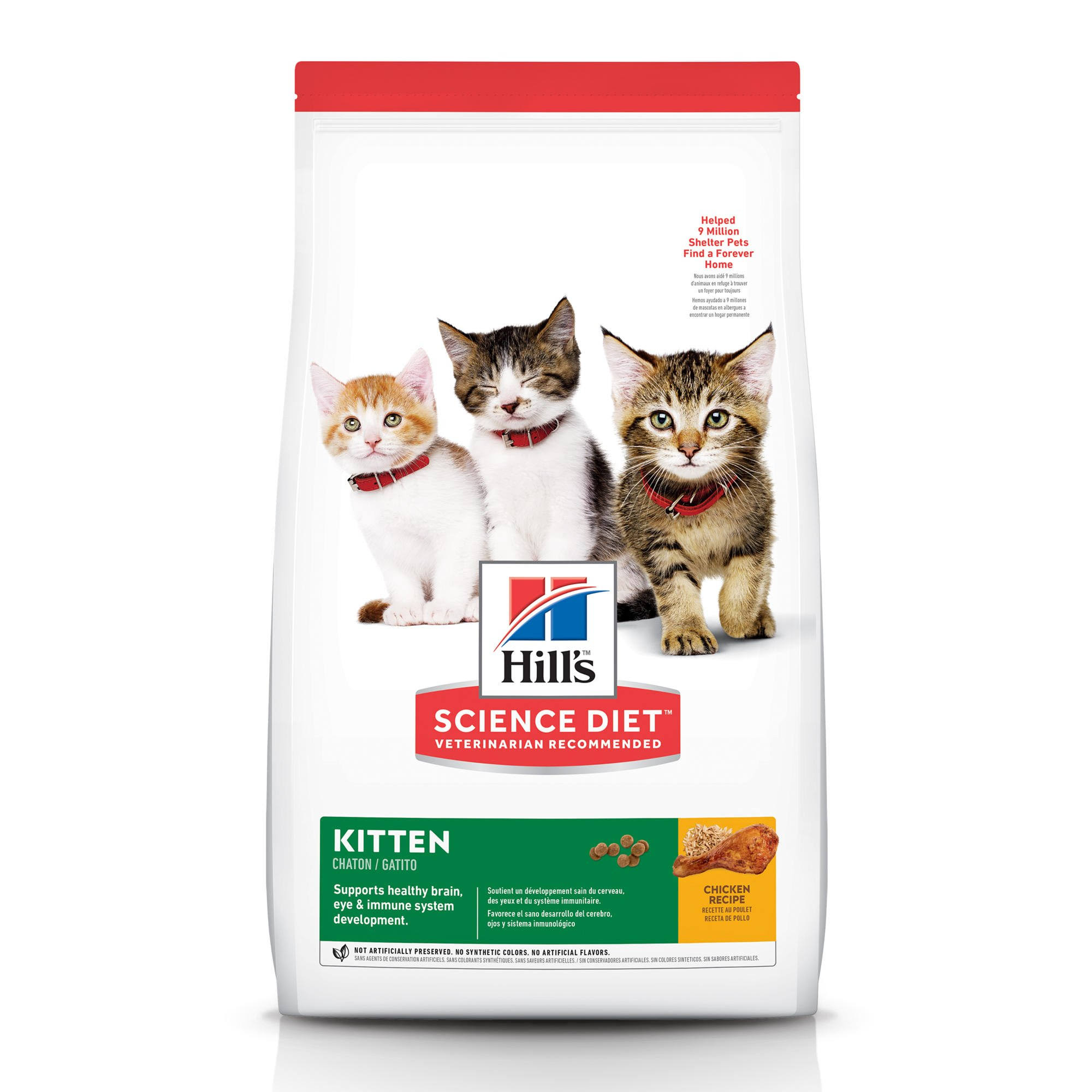 Hill's Science Diet Healthy Development Premium Natural Dry Cat Food - Chicken Recipe, 7lbs