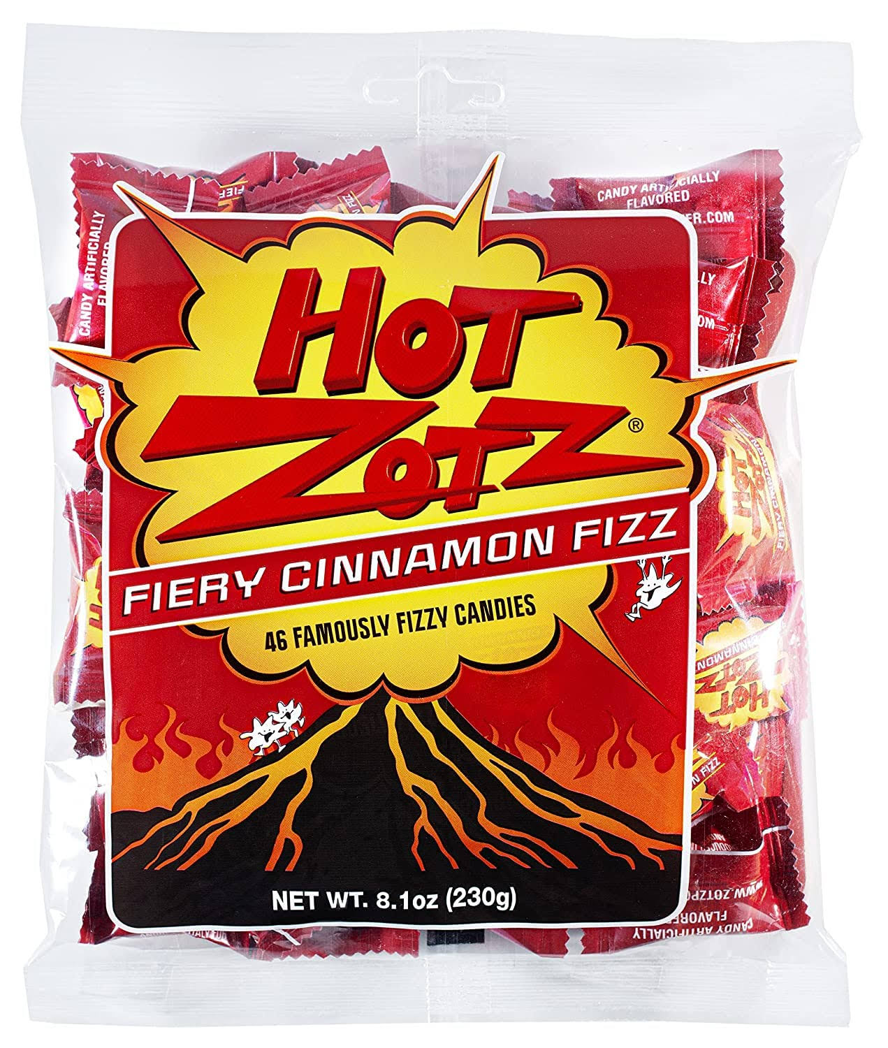 Hot Zotz Fiery Cinnamon Fizz Candy