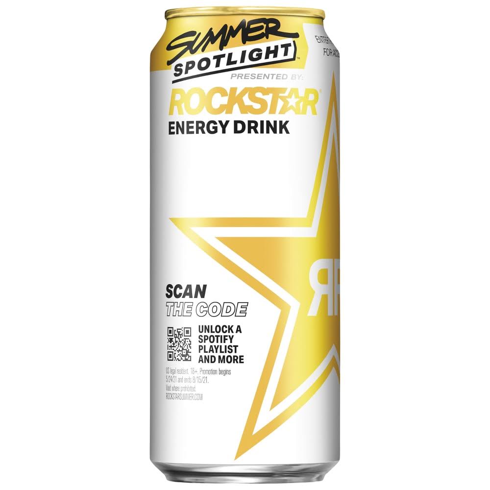 Rockstar Energy Drink, Sugar Free - 16 fl oz