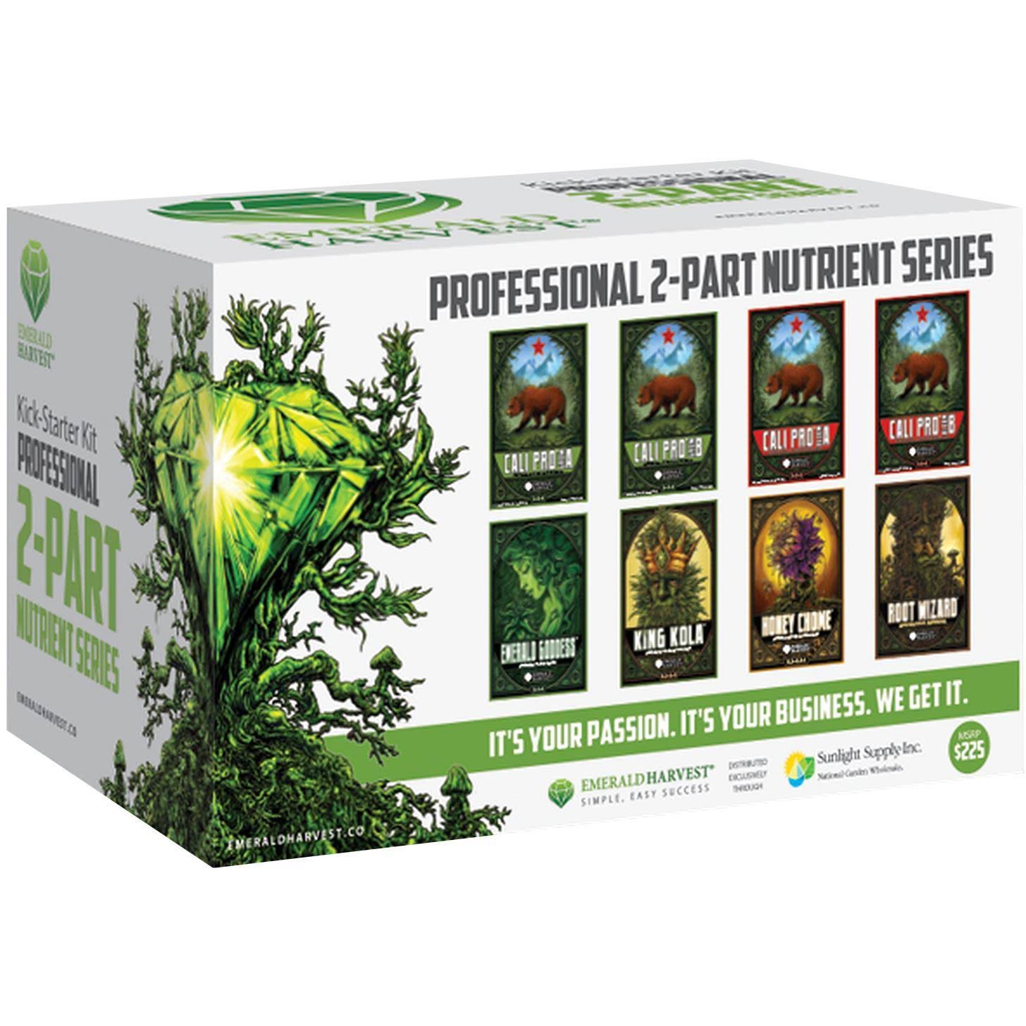 Emerald Harvest Plant Nutrient Kick Starter Kit - 2 Part Base