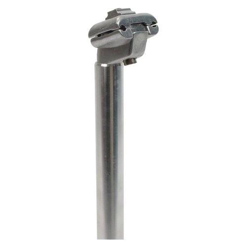 Uno Micro Adjust Silver Seatpost - 25.4mm x 350mm