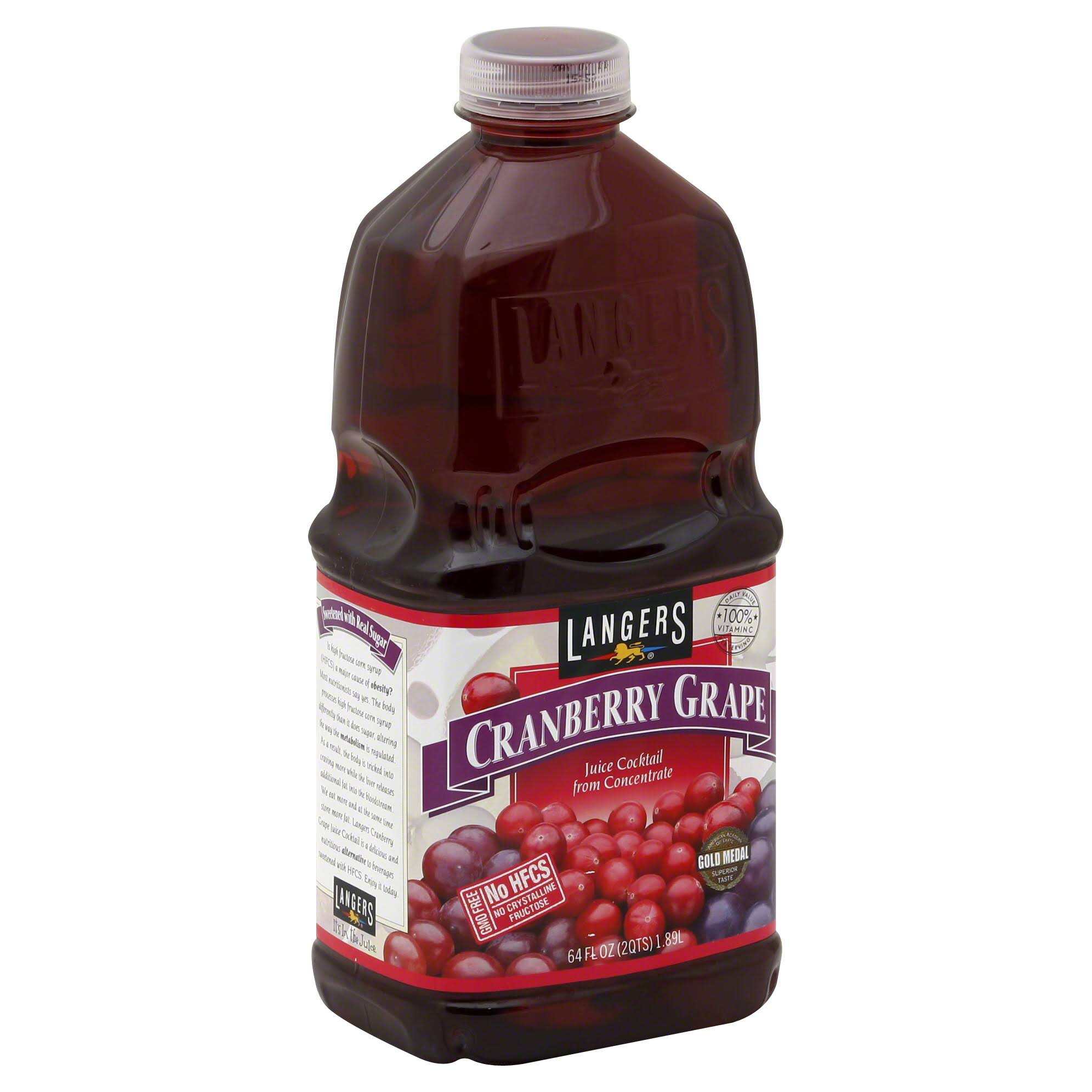 Langers Cranberry Grape Juice - 64oz