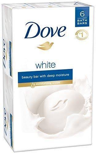 Dove White Beauty Bar - 4oz, 6ct