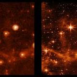 NASA releases stunning new images comparing sharper view of Universe using Webb MIRI vs Spitzer telescopes