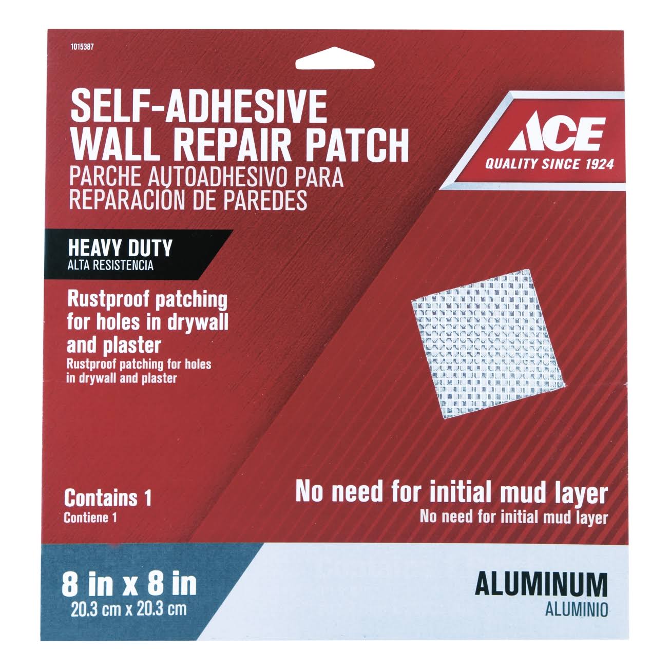 Ace Wall Repair Patch - 8x8 in