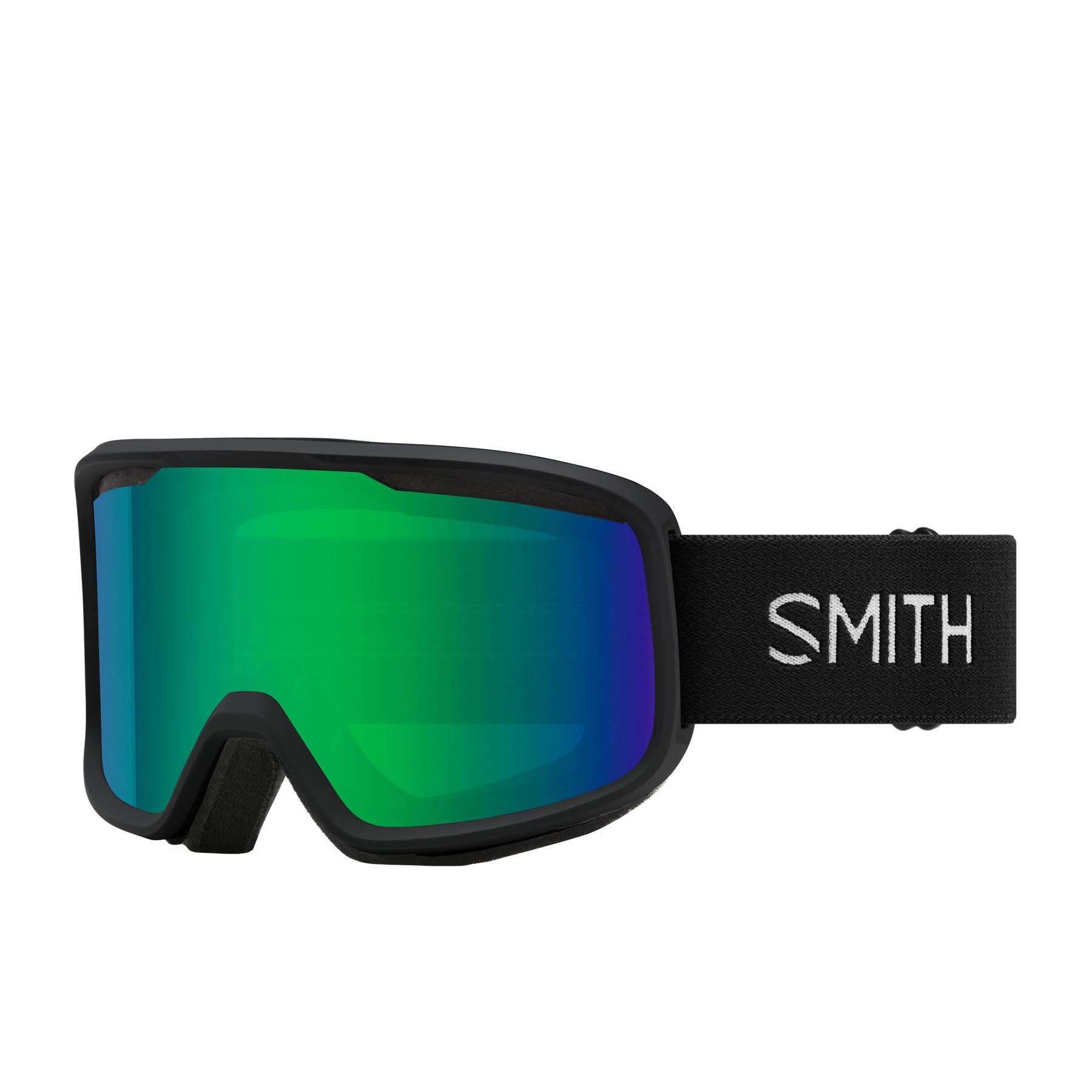 Smith Frontier Goggles, Black, Green Sol-X Mirror, M004292QJ99C5
