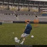 Video: Lionel Messi Shows Off Insane Accuracy with Trick Shots