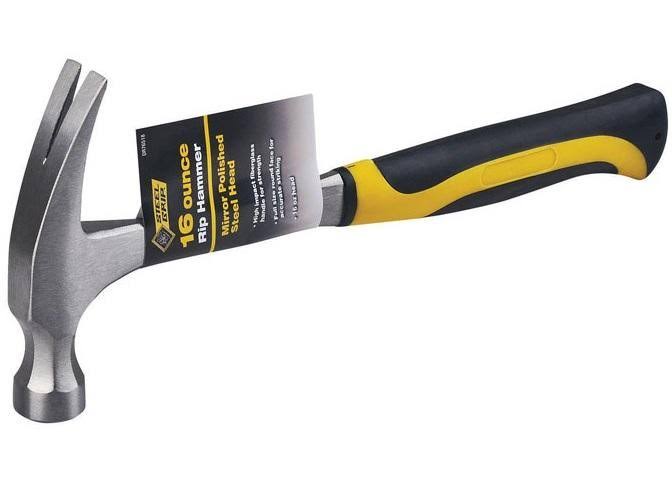 Steel Grip 2796878 Rip Hammer - Yellow & Black, 13", 16oz