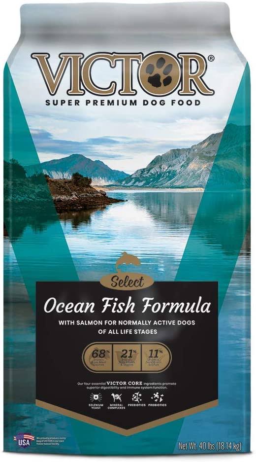 Victor Super Premium Dog Food - Ocean Fish Formula with Salmon, 40lbs