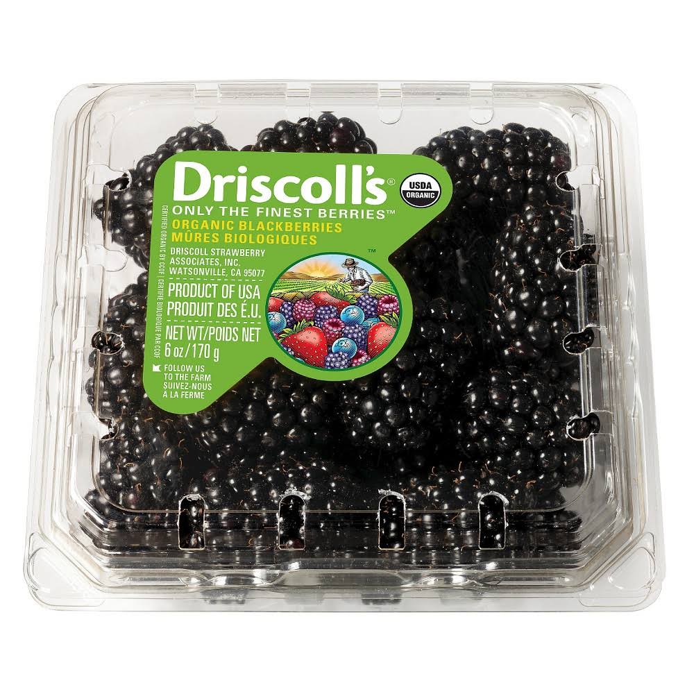 Driscolls Blackberries, Organic - 6 oz