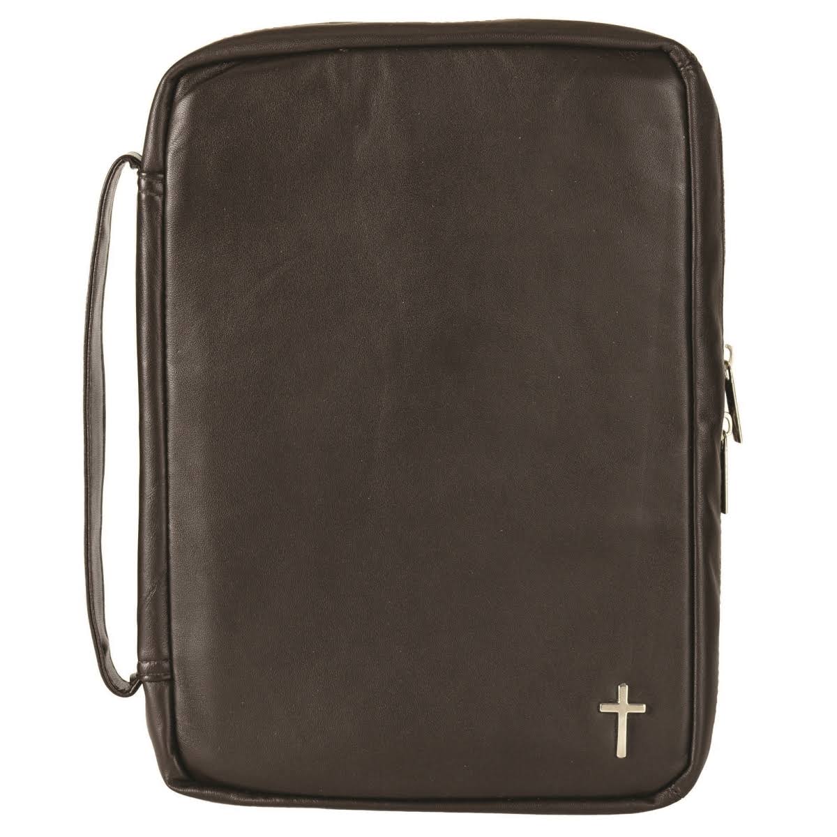 Leather Bible Cover, Brown, Thinline