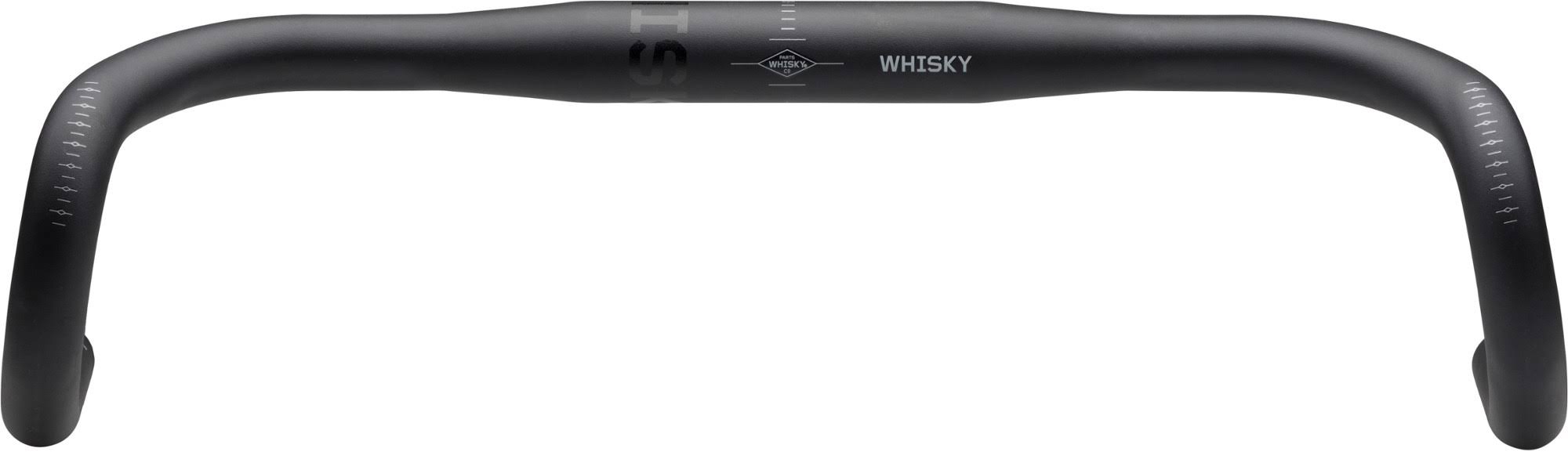 Whisky No 7 12F Alloy Drop Bar - 46cm, 12 Degree Flare, Matte Black