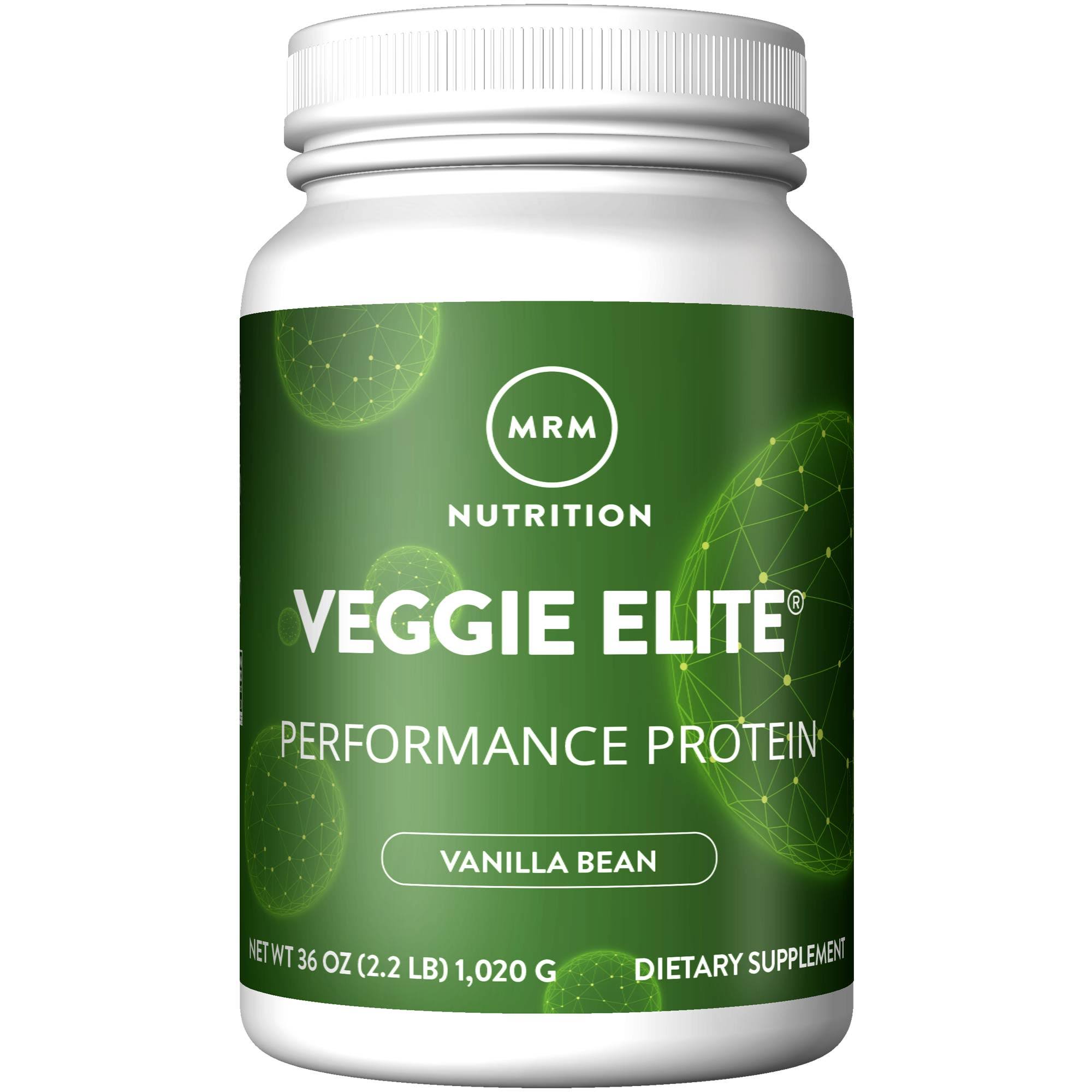 MRM Veggie Elite Dietary Supplement - Vanilla Bean, 2.2 lbs