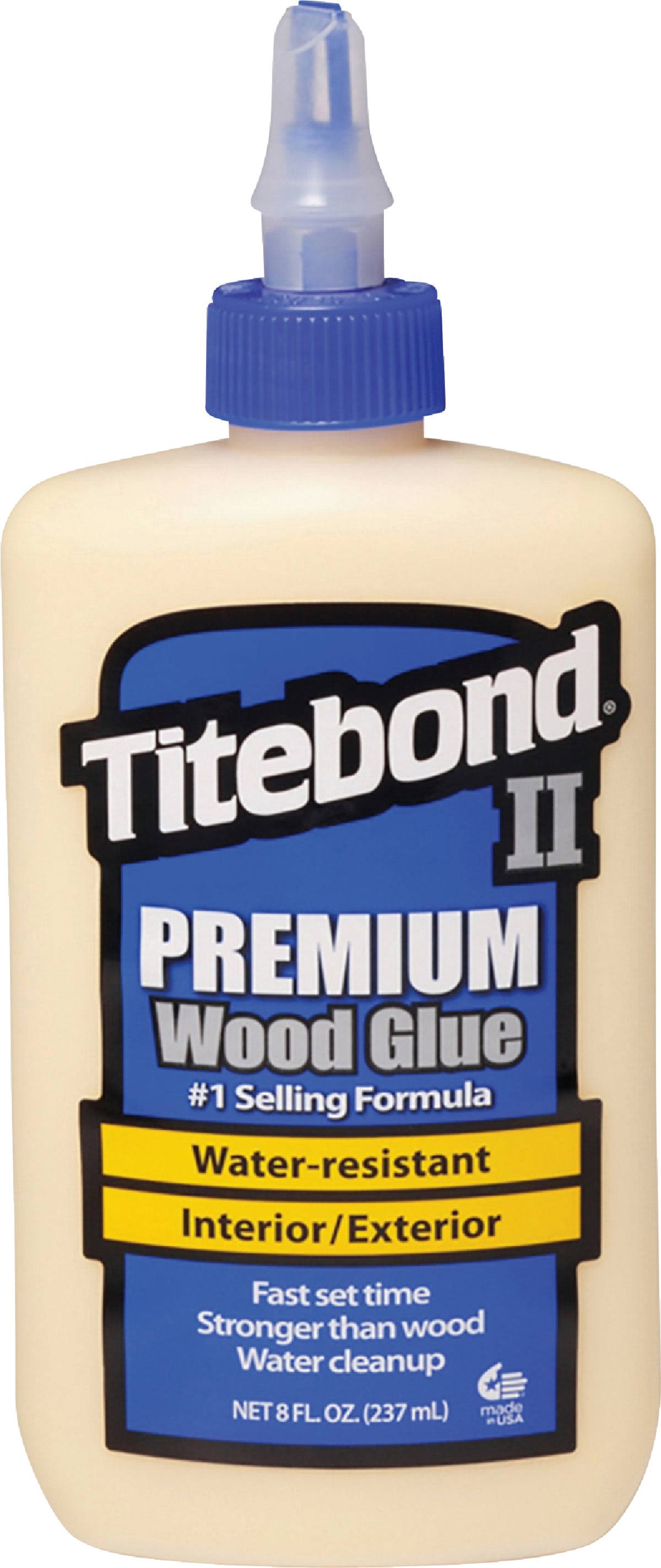 Titebond Interior and Exterior Wood Adhesive - Yellow, 10Floz