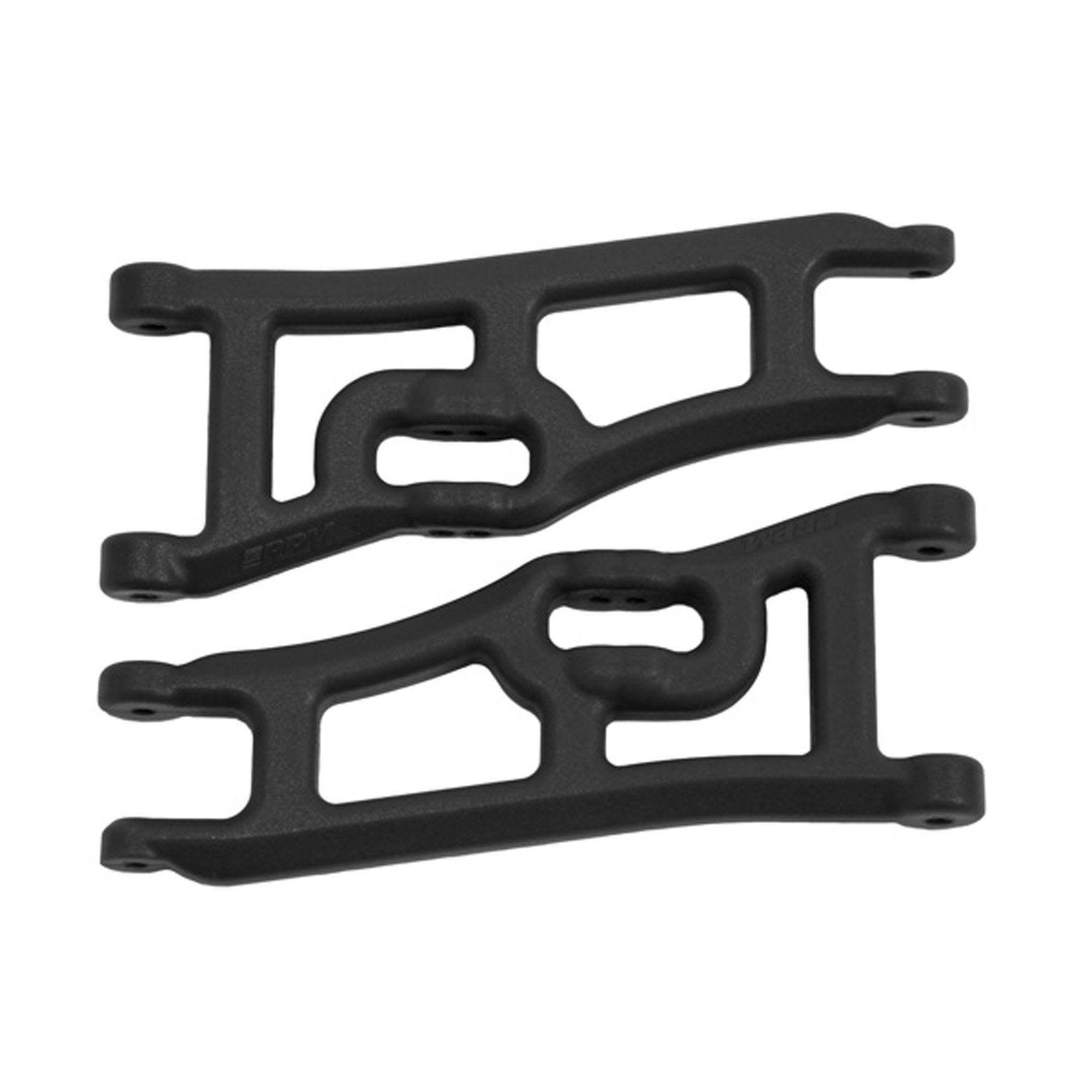 RPM Wide Front A-Arms for Traxxas E-Rustler & Stampede 2WD - Black