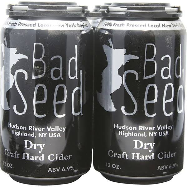 Bad Seed Cider Company Dry Hard Cider in Cans - 12 fl oz