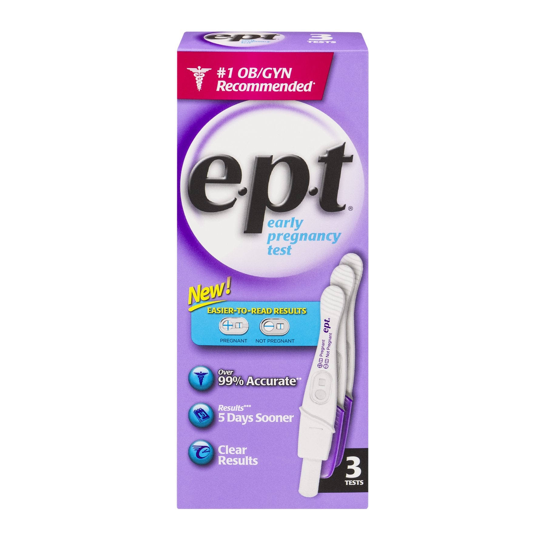 E.p.t. Analog Early Pregnancy Test 3 Each