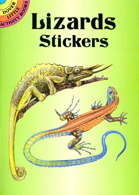 Dover Publications Lizards Stickers