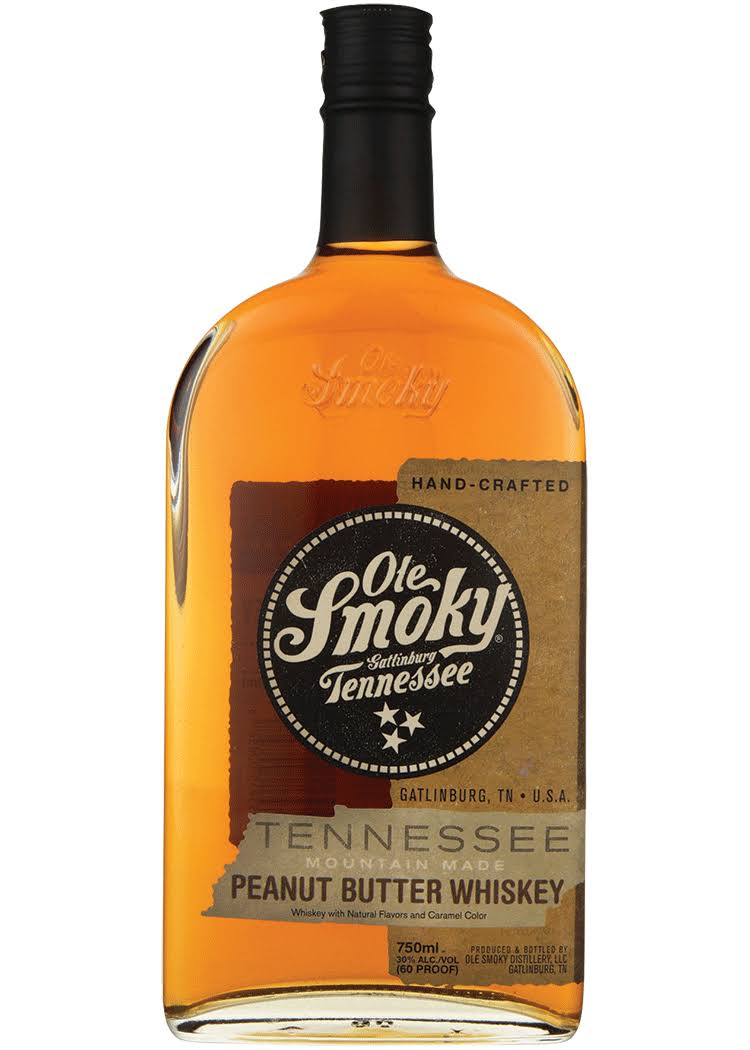 Ole Smoky Whiskey, Peanut Butter, Tennessee - 750 ml