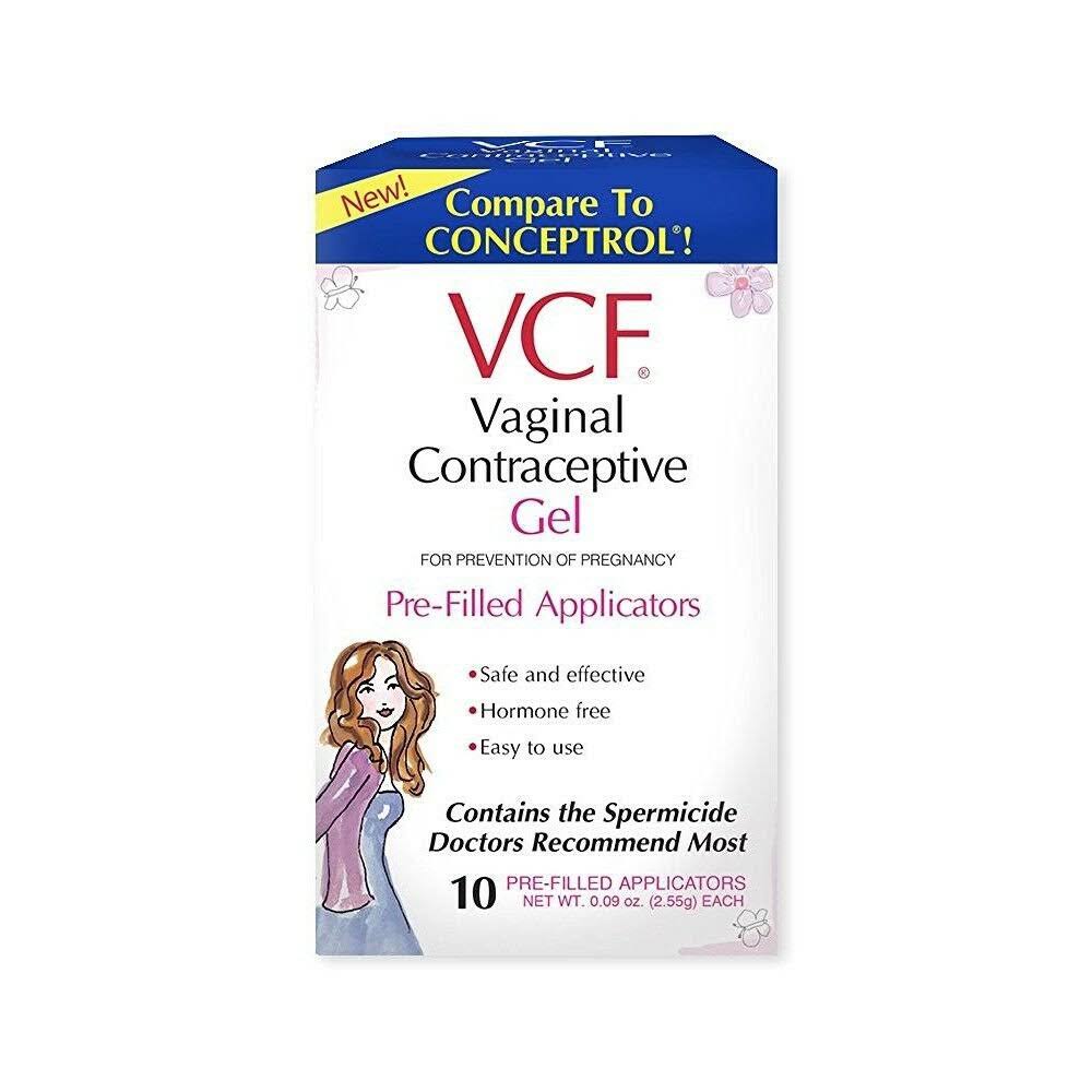 VCF Vaginal Contraceptive Gel Pre-Filled Applicators - 0.09oz, 10ct