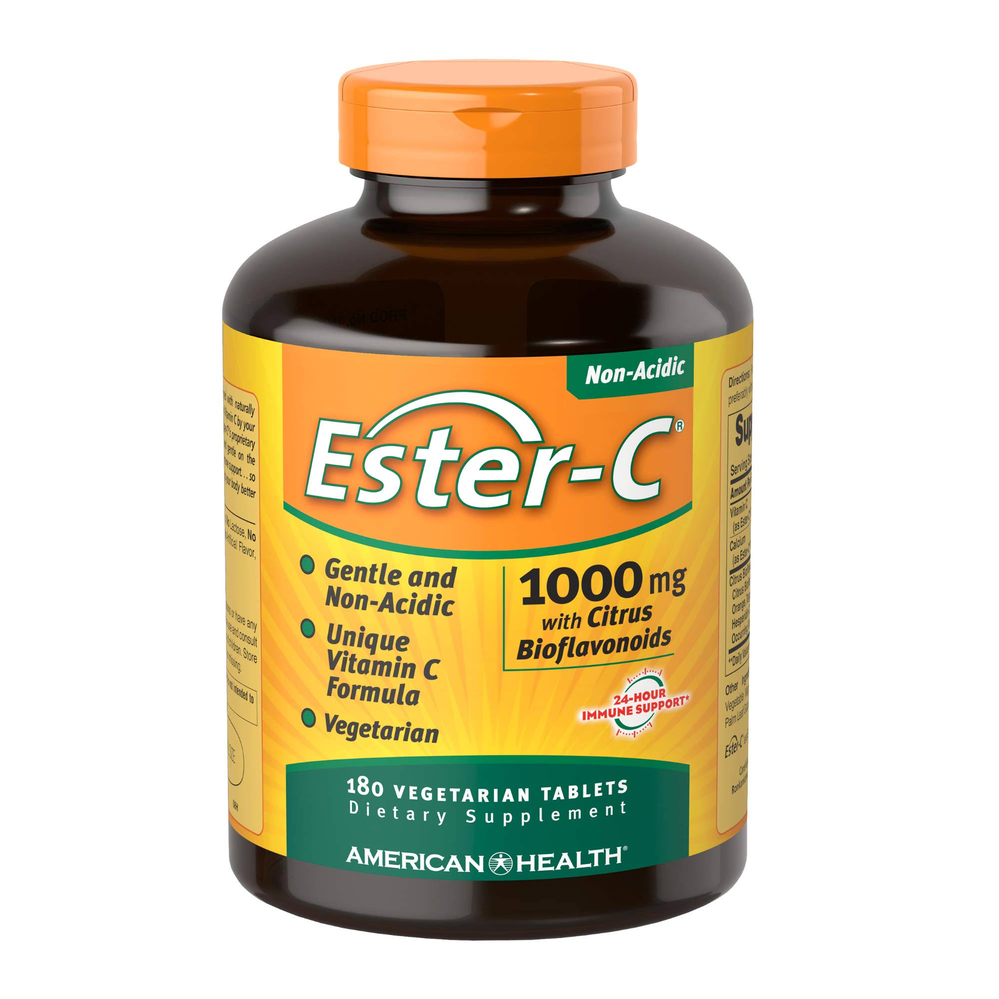 American Health Ester-C with Citrus Bioflavonoids - 1000mg, 180 Vegetarian Tablets