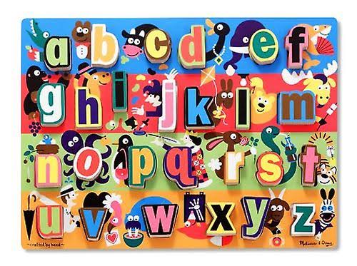 Melissa & Doug Jumbo Chunky Learning Puzzle - Alphabet