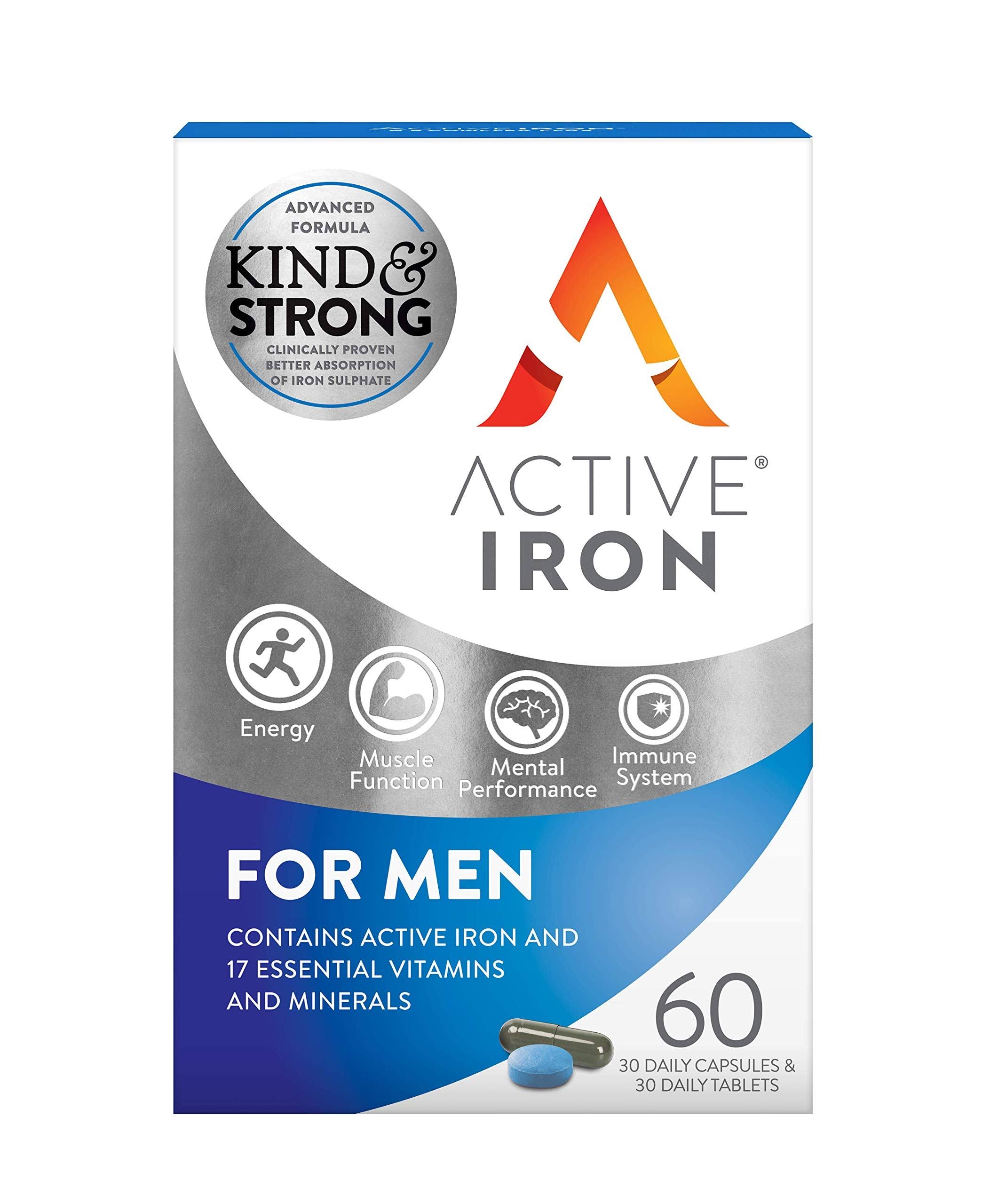 Active Iron & B Complex Plus for Men - 60cps/tbs