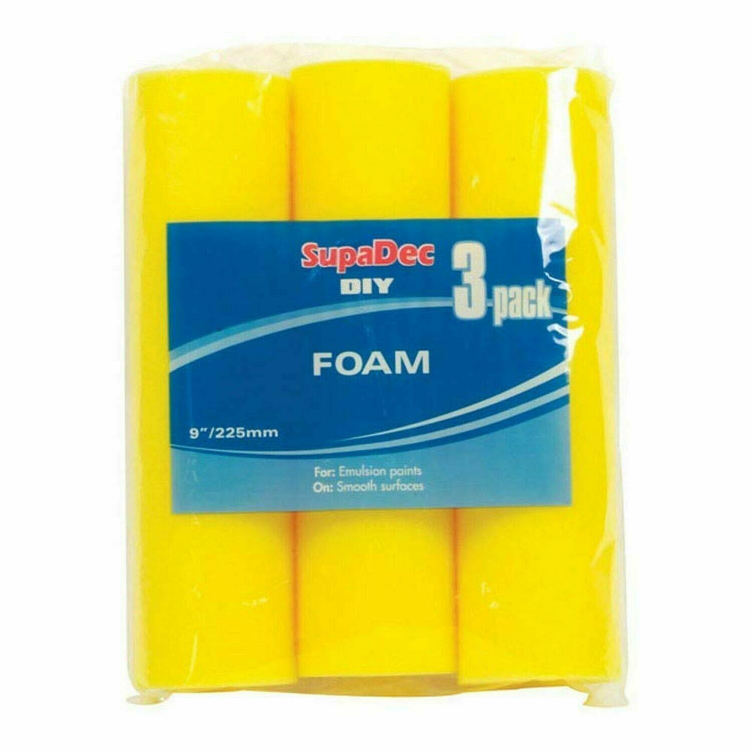 SupaDec Foam Roller Refills - 9" / 255mm Pack 3