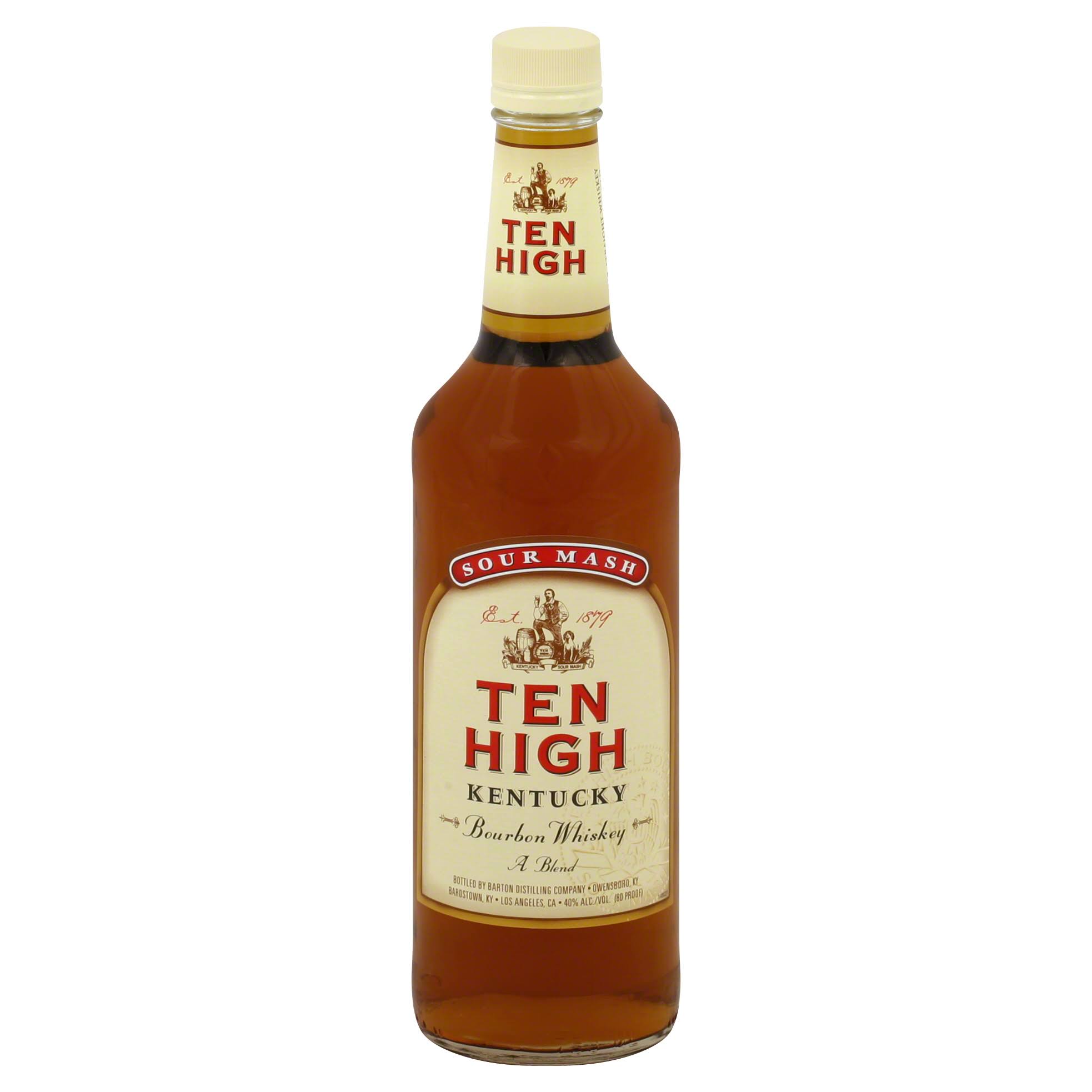 Ten High Whiskey, Kentucky Bourbon - 750 ml