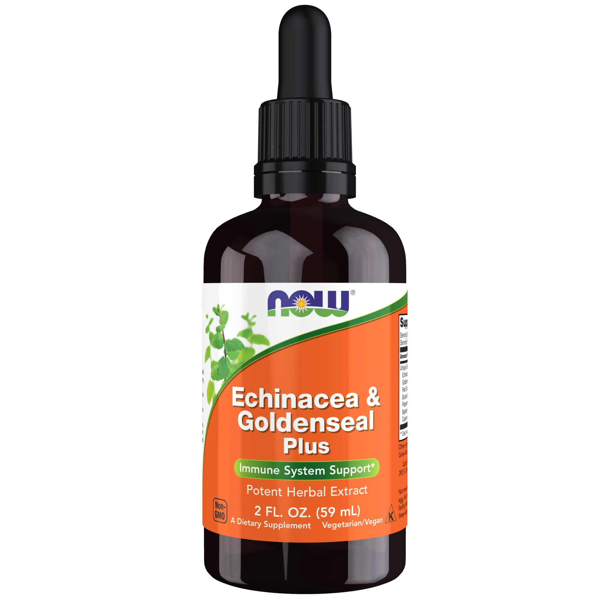 Now Foods Echinacea and Goldseal Plus Extract Supplement - 2oz