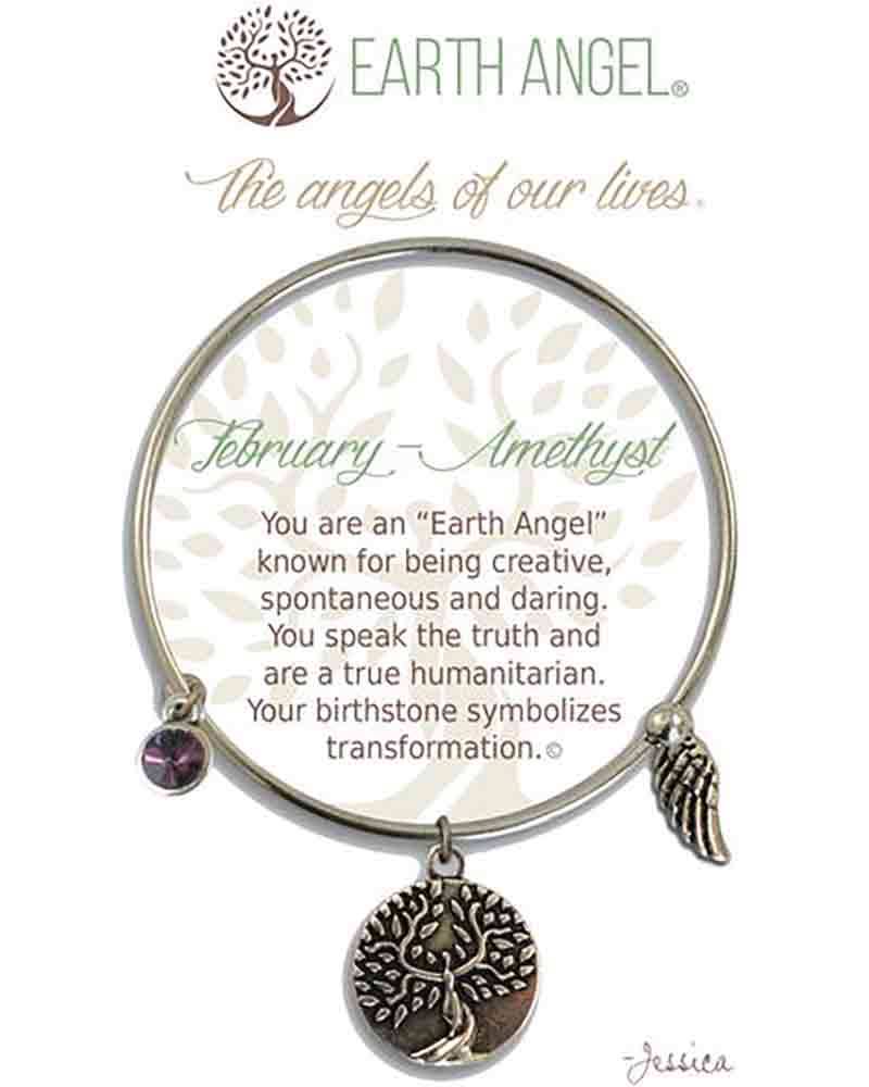 Earth Angel : Guardian Angel Bracelet in Silver