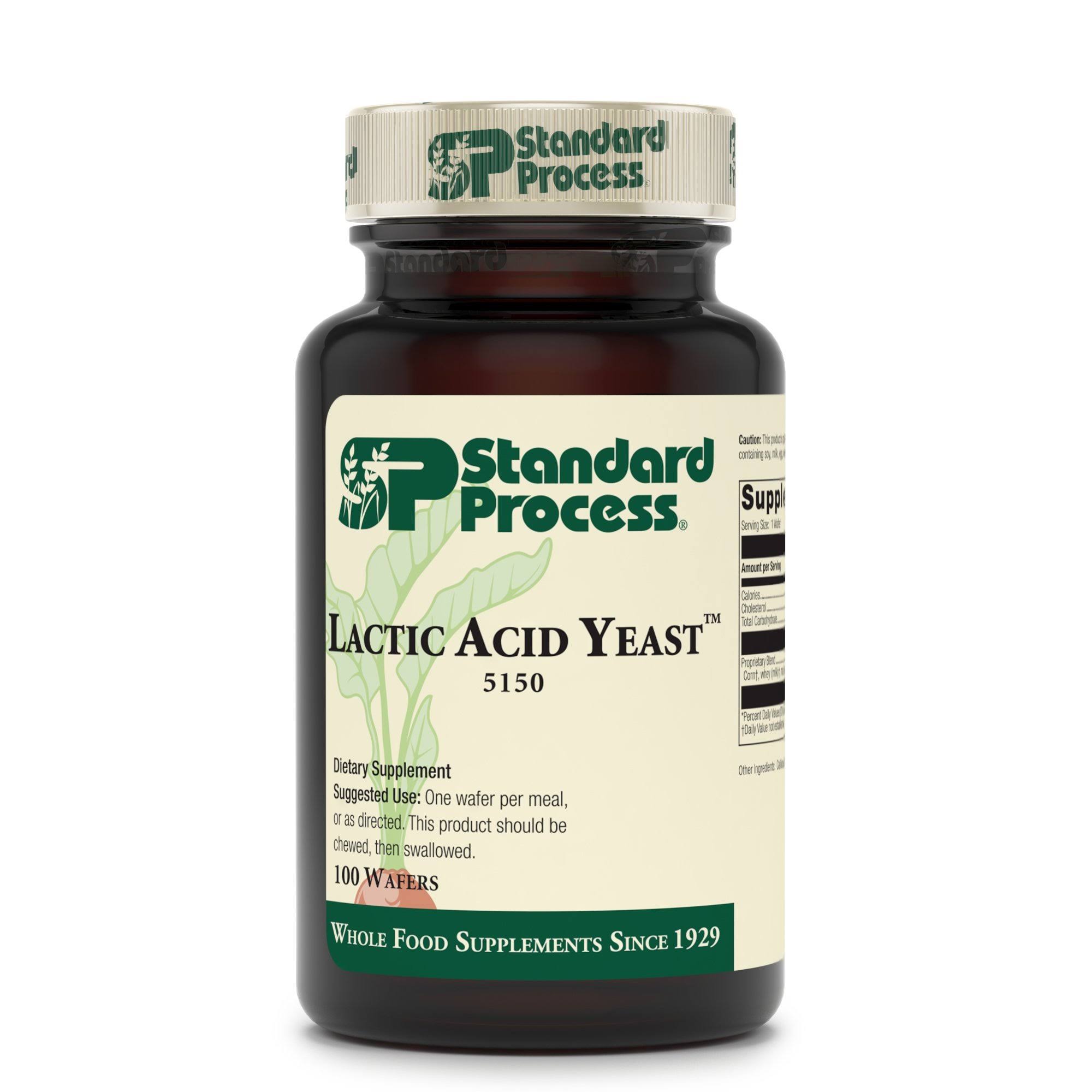 Standard Process - Lactic Acid Yeast - 100 Wafers