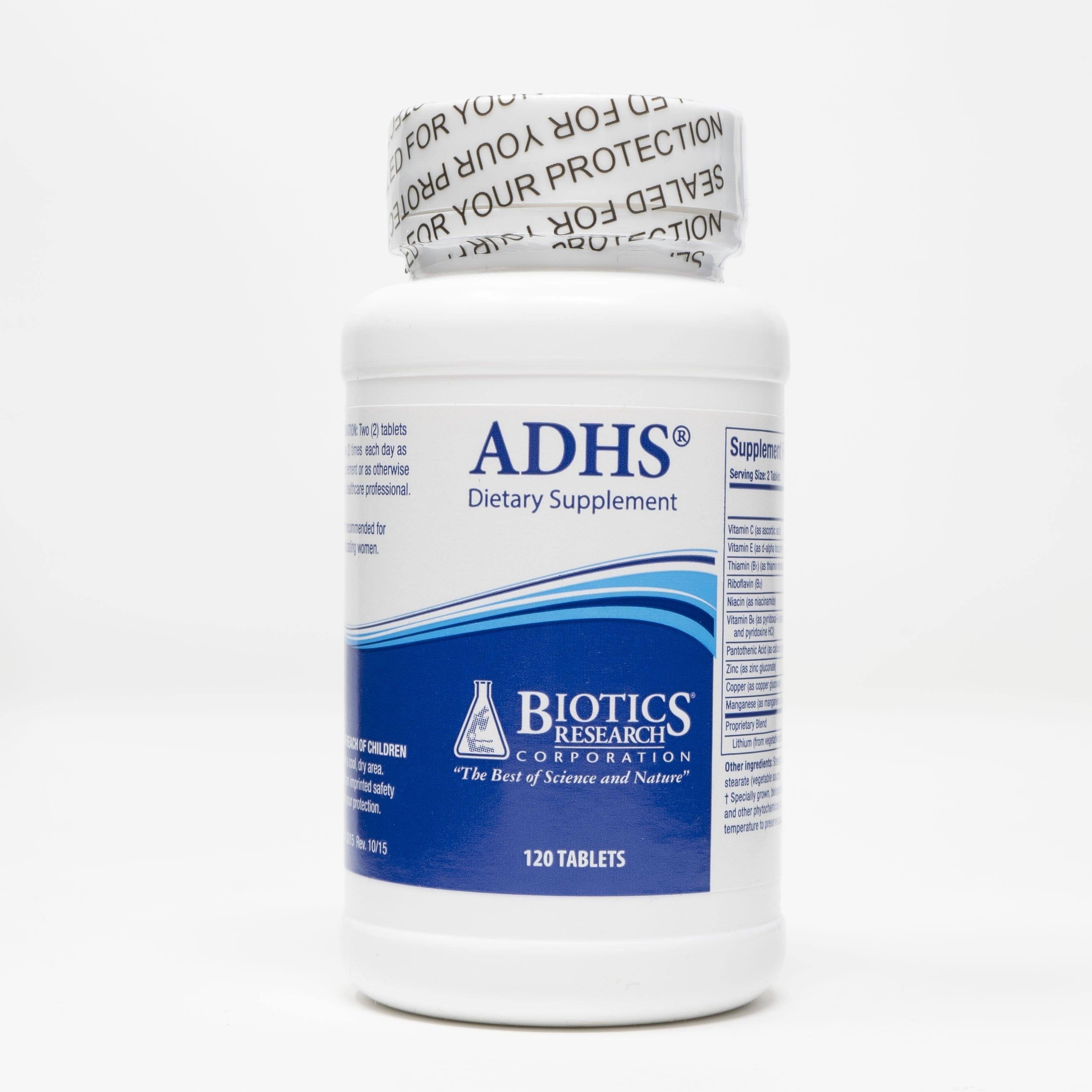 ADHS Biotics Research Dietary Supplement - 120ct