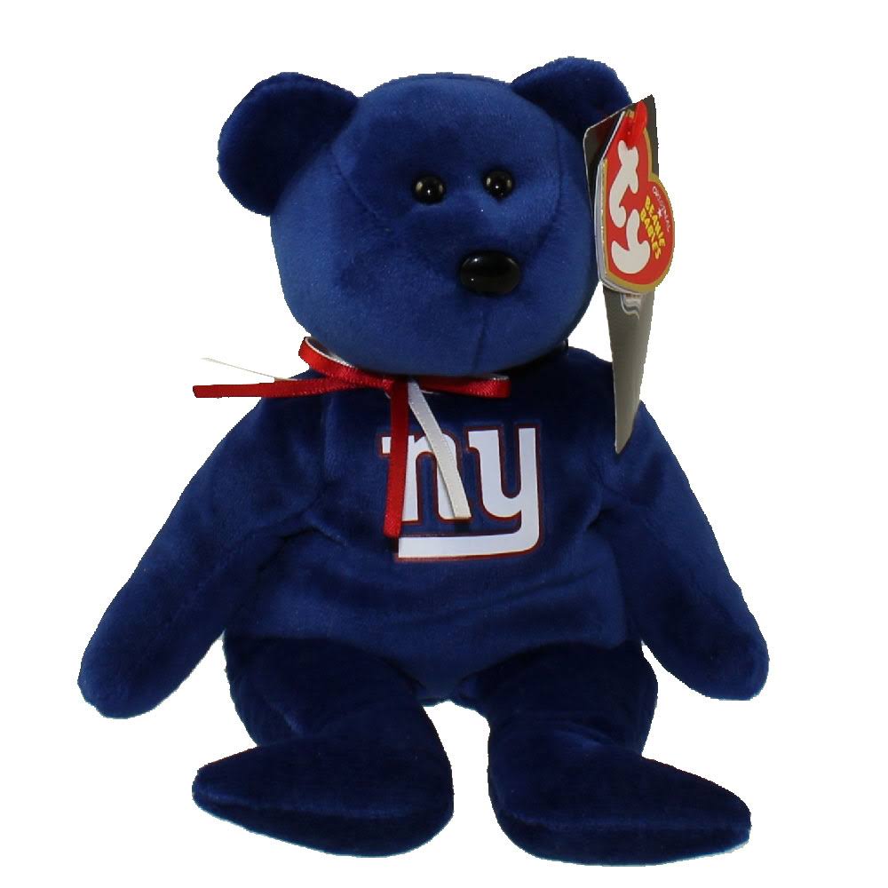 Ty New York Giants NFL Beanie Babies Teddy Bear