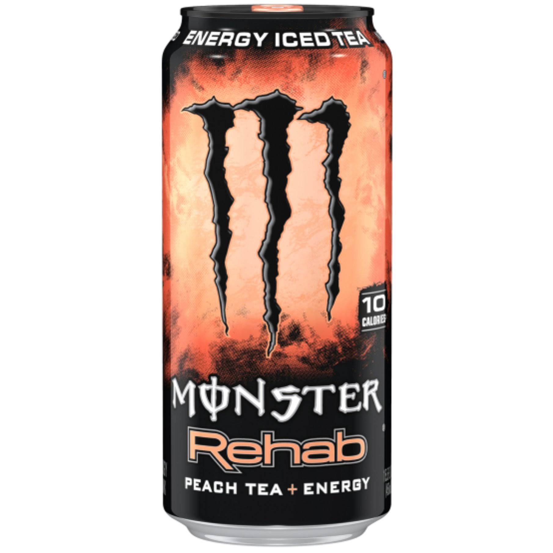 Monster Rehab Energy Drink - Peach Tea And Energy