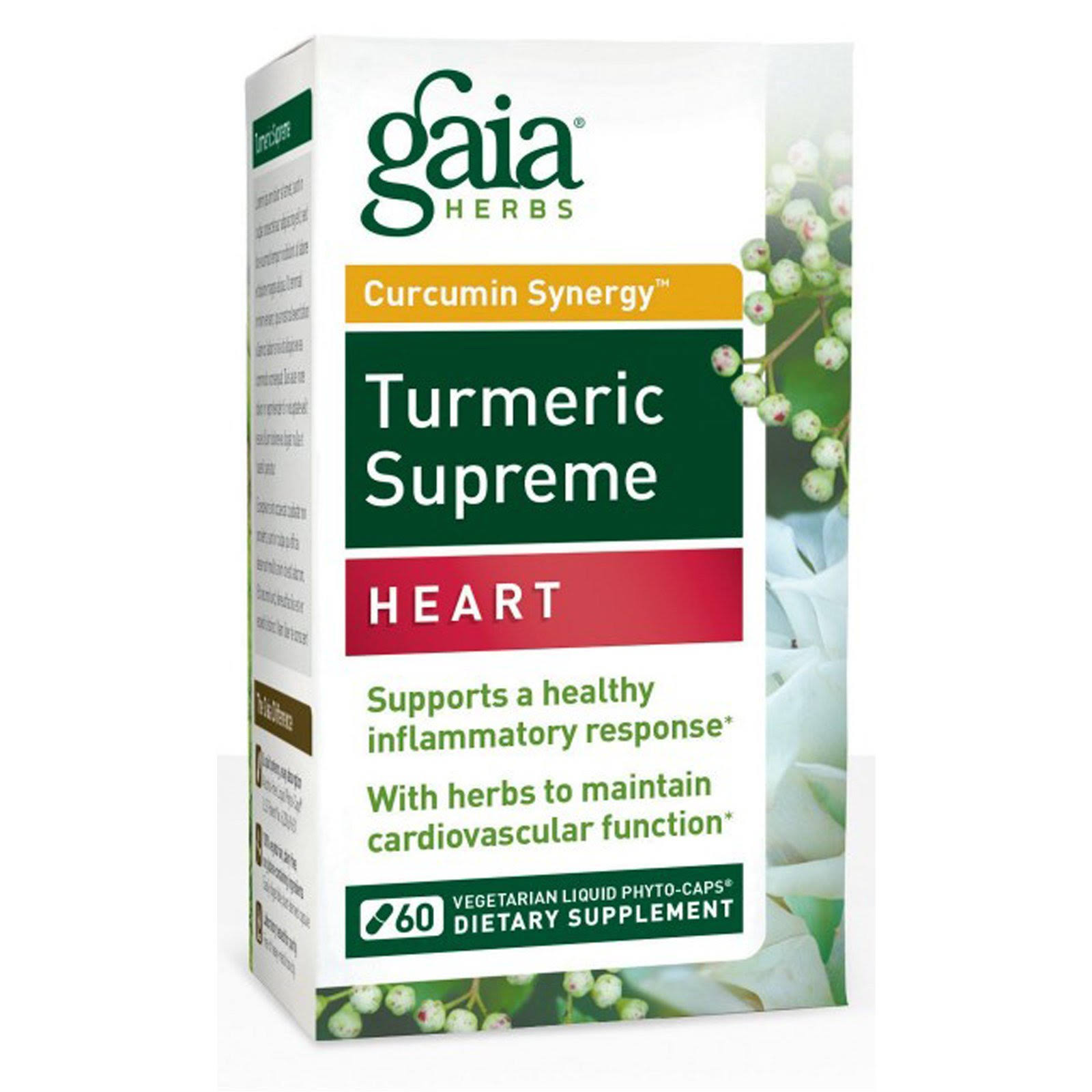 Turmeric Supreme Heart Gaia Herbs - 60 Caps