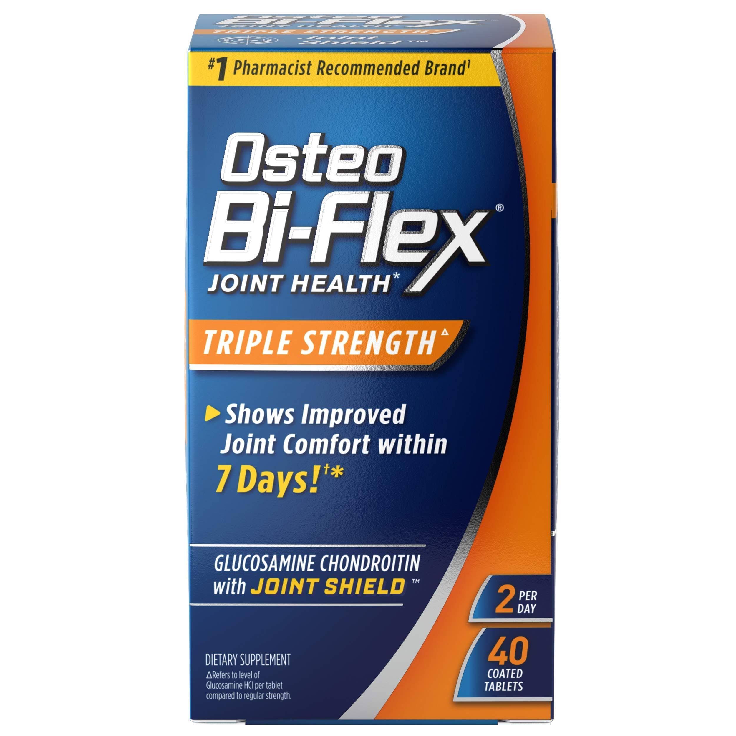 Osteo Bi-Flex Joint Health Triple Strength Supplement - 40 Coated Tablets