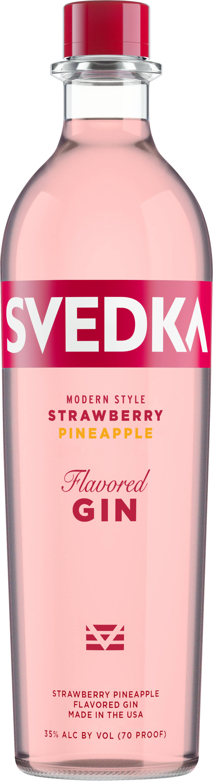 Svedka Strawberry Pineapple Modern Style Gin - 750 ml