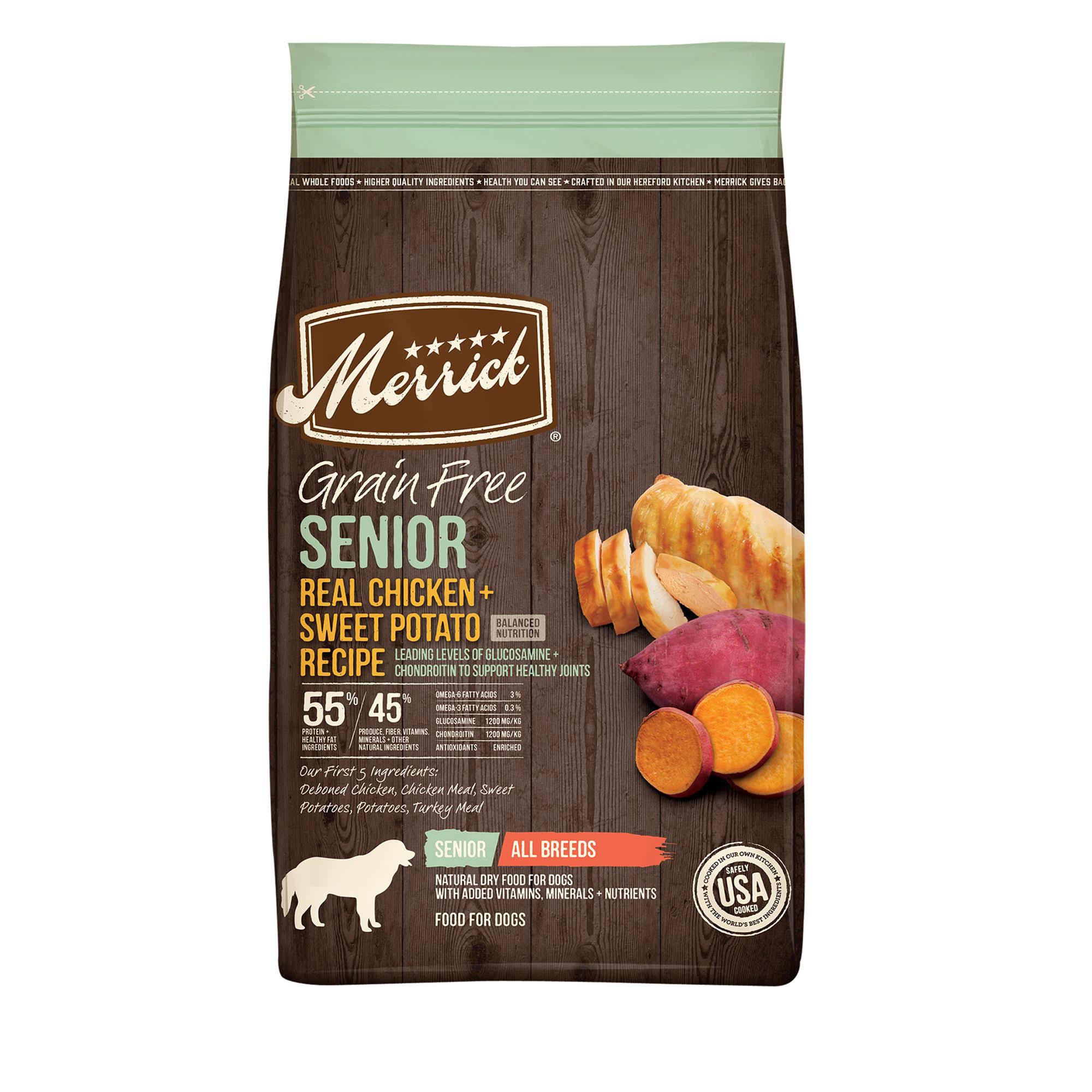 Merrick Senior GF - Chicken & Sweet Potato | Dog Food | Size: 9.98 kg