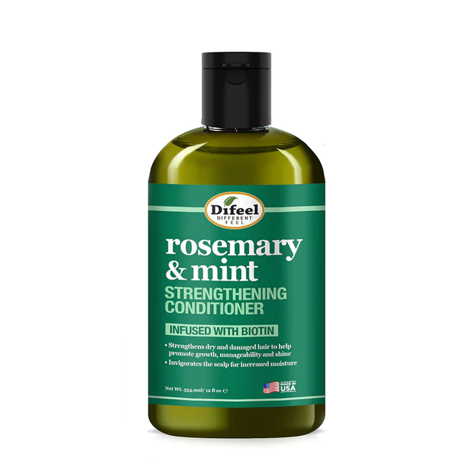Difeel Rosemary & Mint Hair Strengthening Conditioner with Biotin 12oz