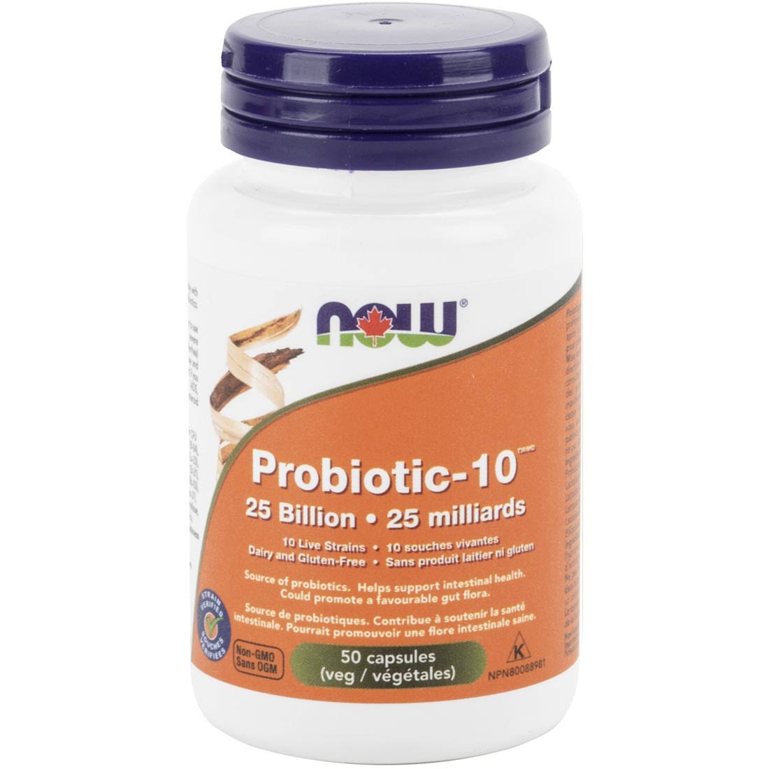 Now Probiotic 10 25 Billion Supplement - 50ct