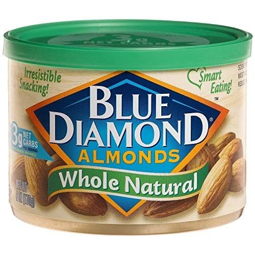 Blue Diamond Almonds - Whole Natural, 6oz